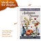 G128 House Flag Autumn Blessings Pumpkins and Flower Vases | 28x40 Inch | Printed Blockout Polyester - Fall Decoration